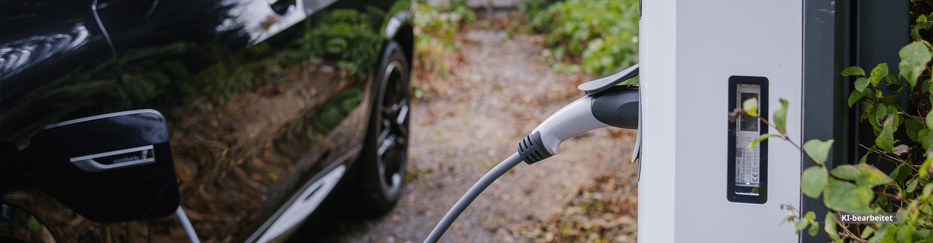 Ladendes Auto an einer Wallbox