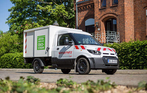 Streetscooter. Elektroauto wesernetz