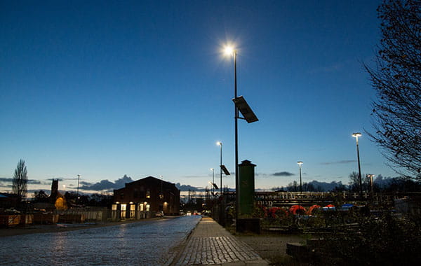 Intelligente Straßenlaternen in Woltmershausen