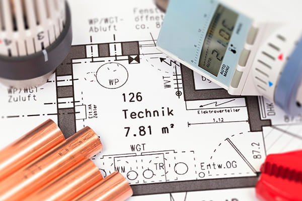 Ein Bauplan für die An- und Fertigmeldung einer Hausmodernisierung