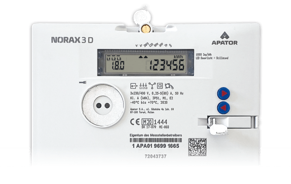 Stromzähler Apator Norax 3D